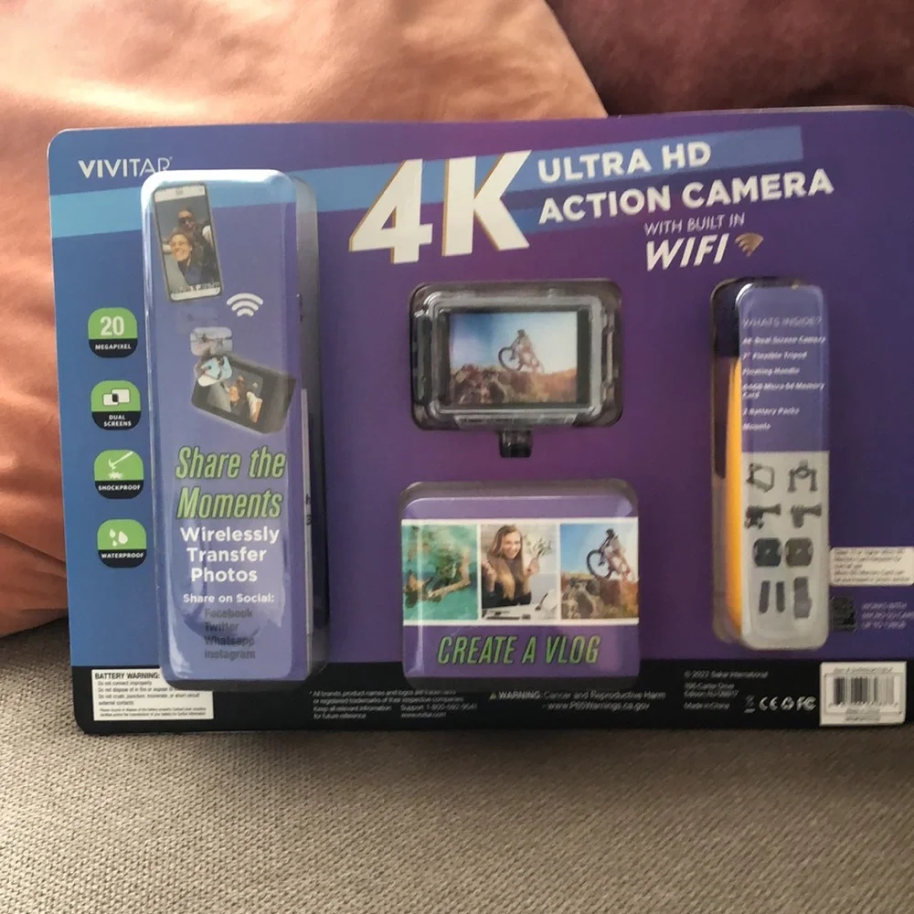 Best 4K ultra HD action camera. BRAND NEW